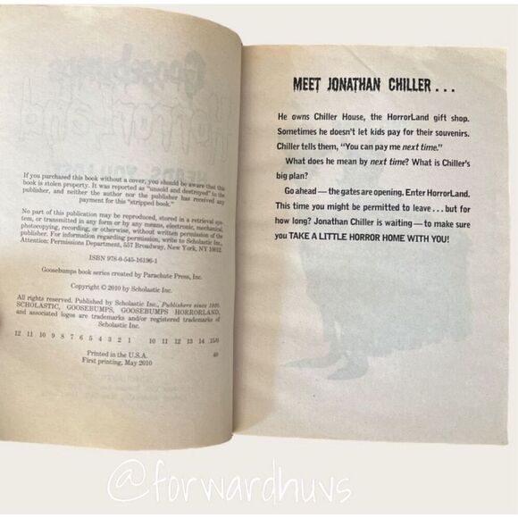 Goosebumps HorrorLand | R.L. Stine | Heads, You Lose | 2010 - Picture 7 of 9